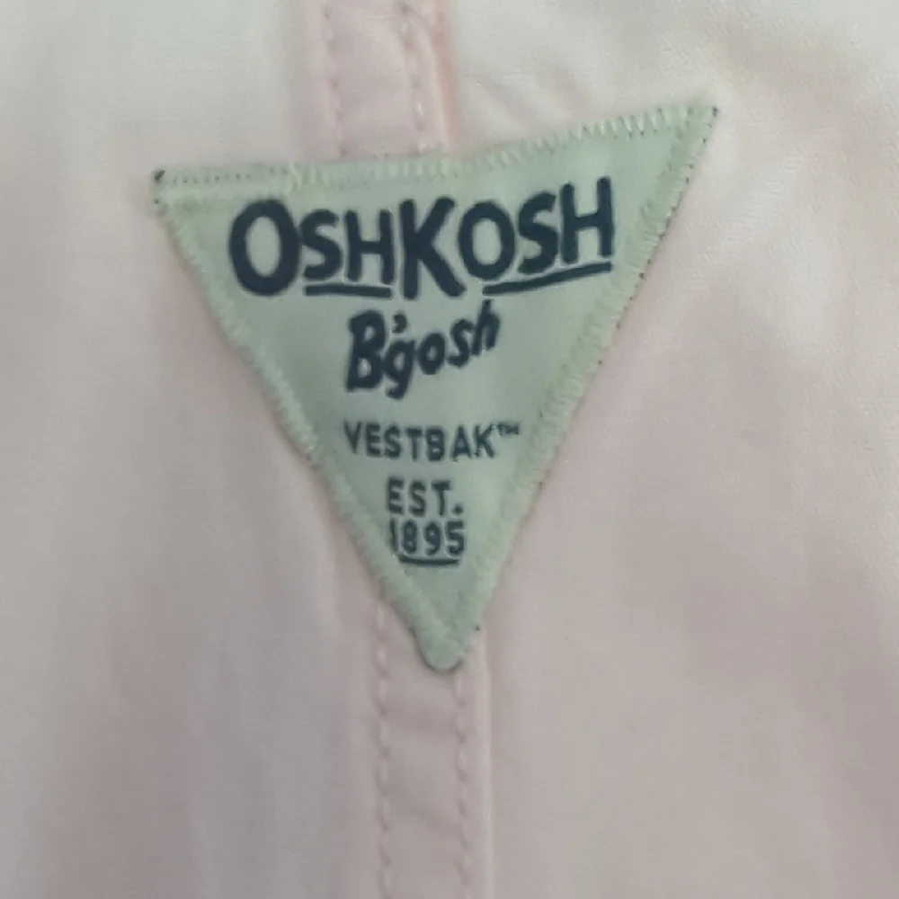 OshKosh B'gosh Light Pink Heart Shortalls Size 4T